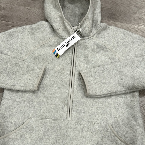 SMARTWOOL | ASH HEATHER HUDSON TRAIL FLEECE ANORAK - Picture 3 of 6